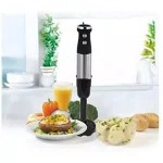 Ovente 6-Speed Hand Blender Potato Masher Attachment, Black thumbnail 5