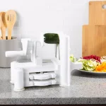 Classic Cuisine 5-Blade Manual Vegetable Spiralizer Rotary Slicer thumbnail 4