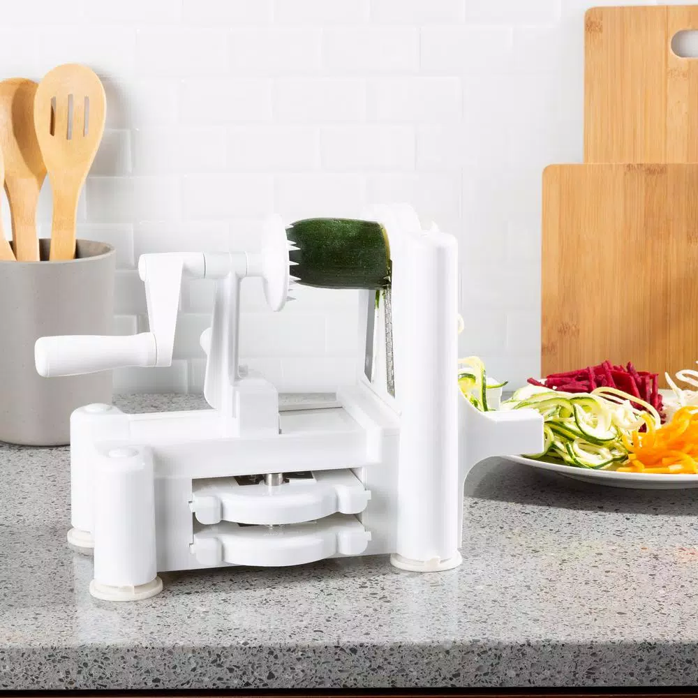 Classic Cuisine 5-Blade Manual Vegetable Spiralizer Rotary Slicer