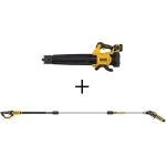 DEWALT 20V MAX Cordless Brushless Blower Kit with 5.0Ah Battery, Charger & 8 in. Pole Saw Combo thumbnail 1