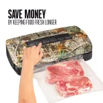 Weston Realtree by Weston Camouflage Food Vacuum Sealer with Roll Storage and Bag Cutter thumbnail 5