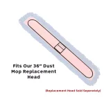 Alpine Industries 36 in. Iron Quick Change Dust Mop Frame (2-Pack) thumbnail 2