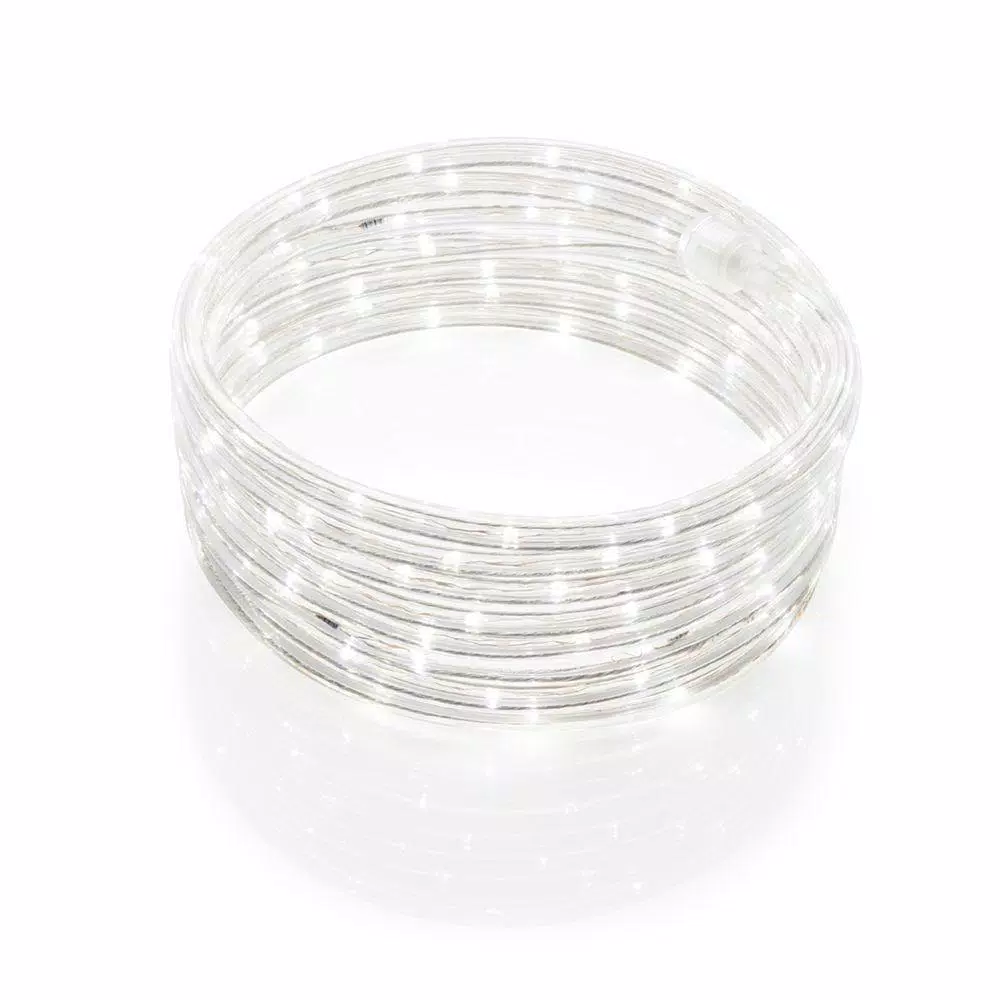 DEERPORT DECOR 6-Pack Cool White LED Rope Light Value Pack - 16 ft. 108-Lights, 360-Degree Shine, Indoor/Outdoor