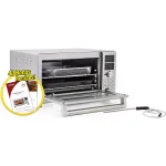 NuWave Bravo XL 1800W 4-Slice Stainless Steel Toaster Oven and Air Fryer thumbnail 9