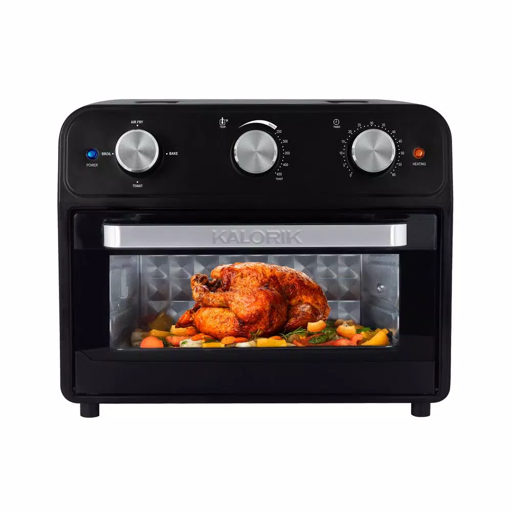 Kalorik 22 Qt. Air Fryer Toaster Oven, Black