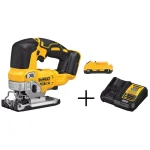 DEWALT 20V MAX XR Cordless Brushless Jigsaw Kit with 3.0Ah Battery and Charger thumbnail 1