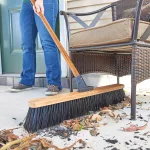 Harper 24 in. Heavy-Duty Outdoor Push Broom with 60 in. Hardwood Handle thumbnail 2