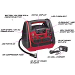 Smartech Products Smartech JSL-1250 Portable Power Station with 1250 Amp Jump Starter and 150 PSI Air Compressor thumbnail 2