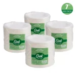 Unbranded 7 in. White Sugarcane Plates, Eco-Friendly & Biodegradable (600 Pack) thumbnail 2