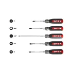 Milwaukee 5-Piece Cushion Grip Screwdriver Set with Tactile ID thumbnail 1