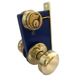 Premier Lock Brass Finish Iron Gate Mortise Entry Door Lock Set, Right Hand, 2-1/2 in. Backset thumbnail 4