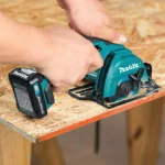 Makita 12V MAX CXT Cordless 3-3/8 in. Circular Saw Kit with Case, 2x 2.0Ah Batteries & Charger thumbnail 3