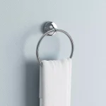 Gatco Dove Polished Chrome Hand Towel Ring - Metal Wall Mount Bath Accessory thumbnail 2