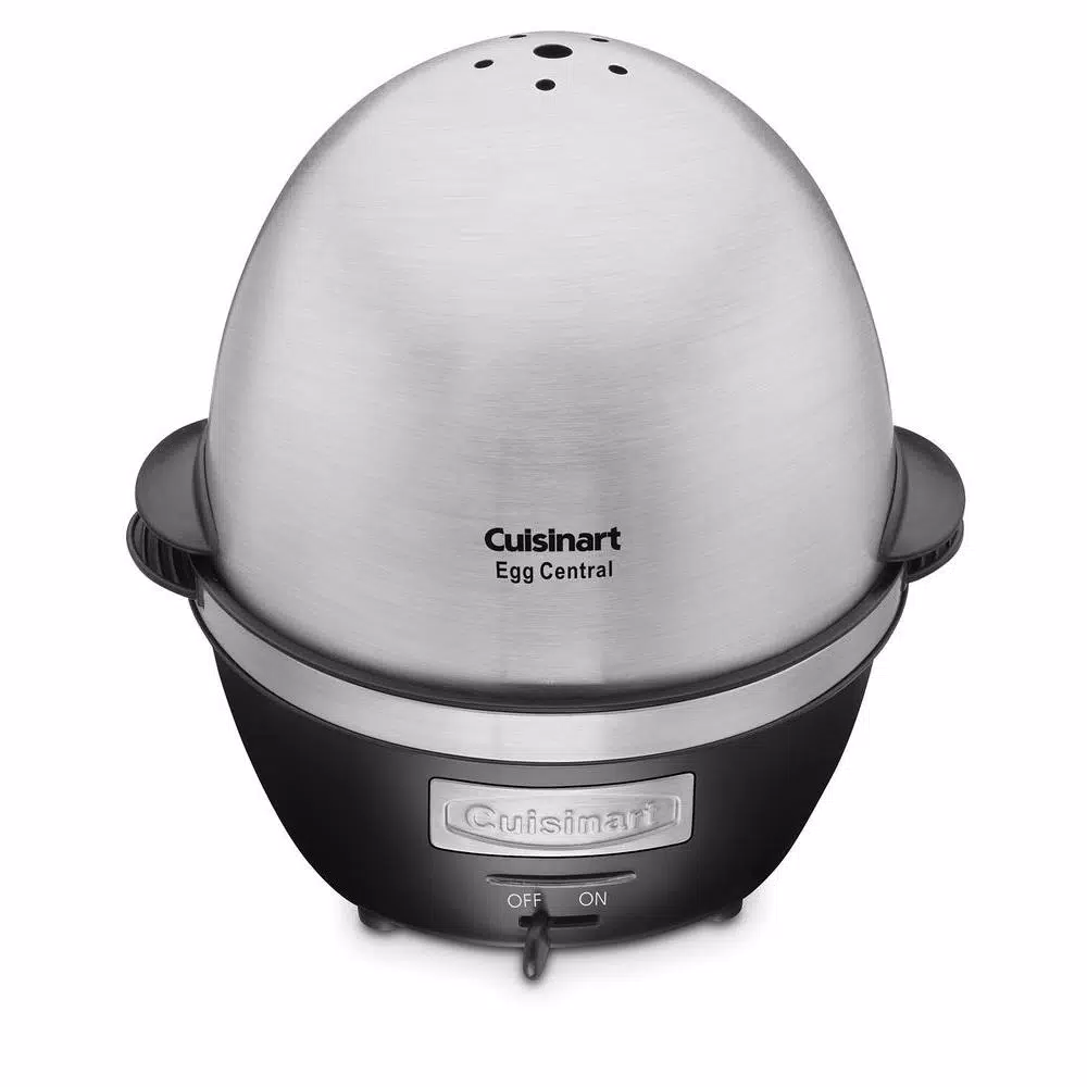 Cuisinart Egg Central 10-Egg Stainless Steel Egg Cooker with Poaching and Omelet Trays