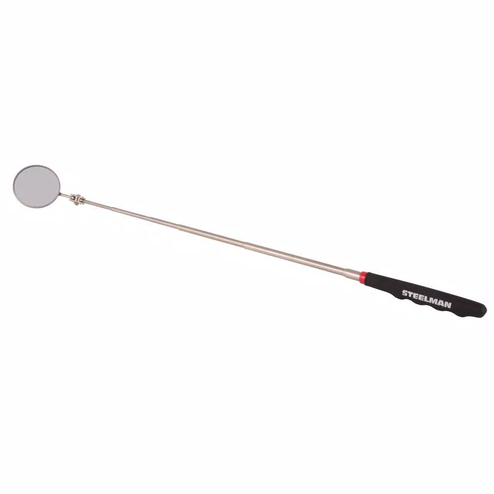 Steelman 36 in. Telescoping Round Inspection Mirror with 360° Articulating Head