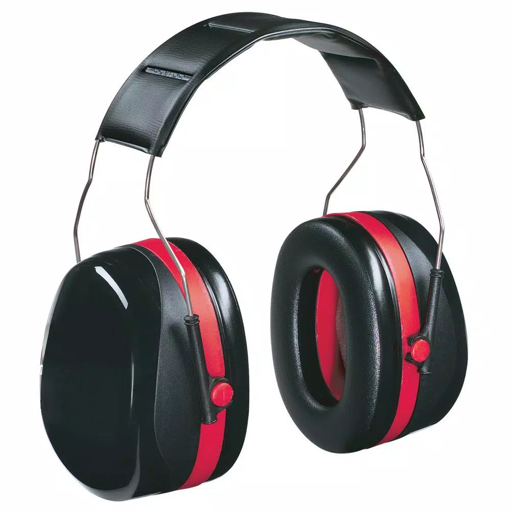 3M Pro-Grade Red and Black Cup Earmuffs, High NRR 30dB Hearing Protection (Case of 4)