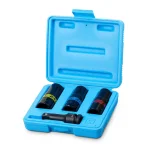 Capri Tools 1/2 in. Drive SAE/Metric 4-Piece Impact Flip Socket Set thumbnail 1