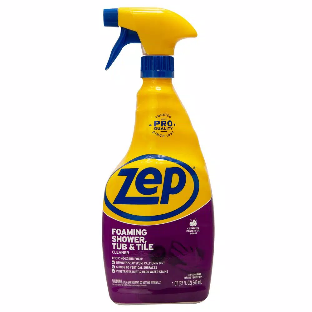Zep Power Foam Tub and Tile Cleaner, 32 oz (Case of 12)