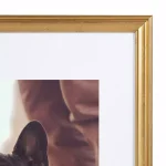 Kate and Laurel Adlynn Gold Picture Frame Set, 11 x 14 in. and 8 x 10 in. with Mats, Set of 4 thumbnail 4