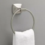 Delta Portwood Brushed Nickel Towel Ring with SpotShield Technology thumbnail 2
