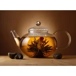 GROSCHE Monaco 42 oz. Borosilicate Glass Loose Leaf Teapot with Infuser thumbnail 4