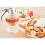 Fox Run Clear Glass Honey and Syrup Dispenser with Thumb Lever thumbnail 2