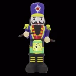 Luxen Home 7 ft. Nutcracker Drummer LED Lighted Holiday Inflatable thumbnail 1