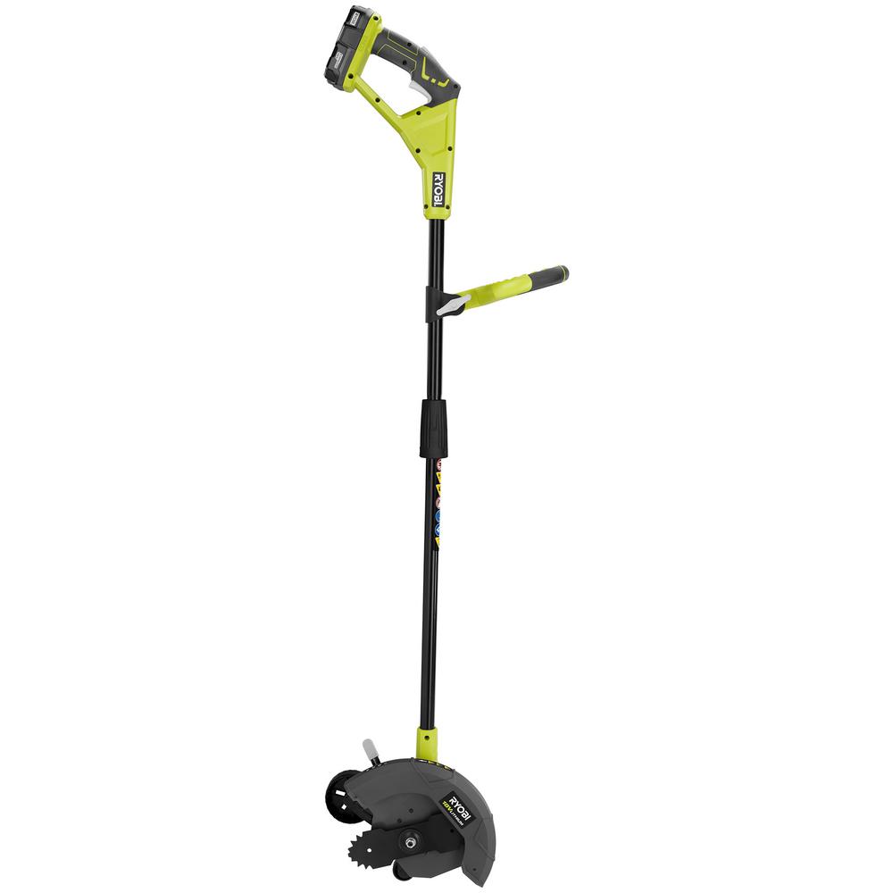 RYOBI ONE+ 18V Cordless Edger with 2.0 Ah Battery and Charger Included