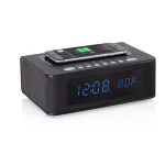 SXE Wireless Charging Bluetooth Speaker Digital Clock Radio with Alarm and Hands-Free Calling thumbnail 2
