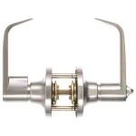 Universal Hardware Keyed Entry Door Lever, Satin Chrome, 2-3/4 in. or 2-3/8 in. Adjustable Backset thumbnail 3