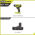 RYOBI 18V ONE+ 3/8 in. 3-Speed Cordless Impact Wrench with 1.5 Ah Battery thumbnail 2