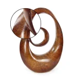 LITTON LANE 24 in. x 14 in. Decorative Abstract Polystone Sculpture - Modern Coiled Design thumbnail 3