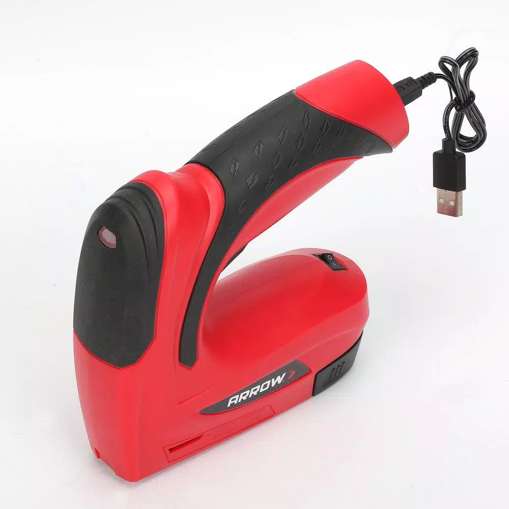Arrow E21 Cordless Electric Staple Gun, JT21 Staple Compatible, USB Rechargeable
