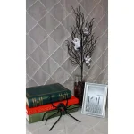 Unbranded 24 in. Halloween Twig Spray with Silver Ghosts (Set of 3) thumbnail 2