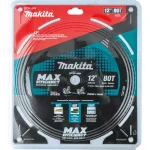 Makita 12 in. 80T Carbide-Tipped Max Efficiency Miter Saw Blade thumbnail 7