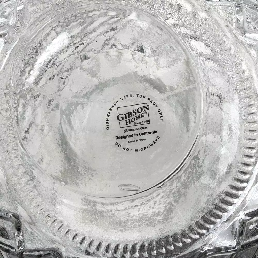 Gibson Home 4.8 Qt Pineapple Shaped Clear Glass Beverage Dispenser with Spout