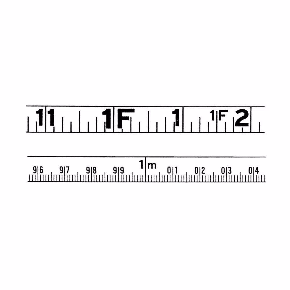 Lufkin Universal 50 ft. Hi-Viz Long Steel Tape Measure, 3/8 in.
