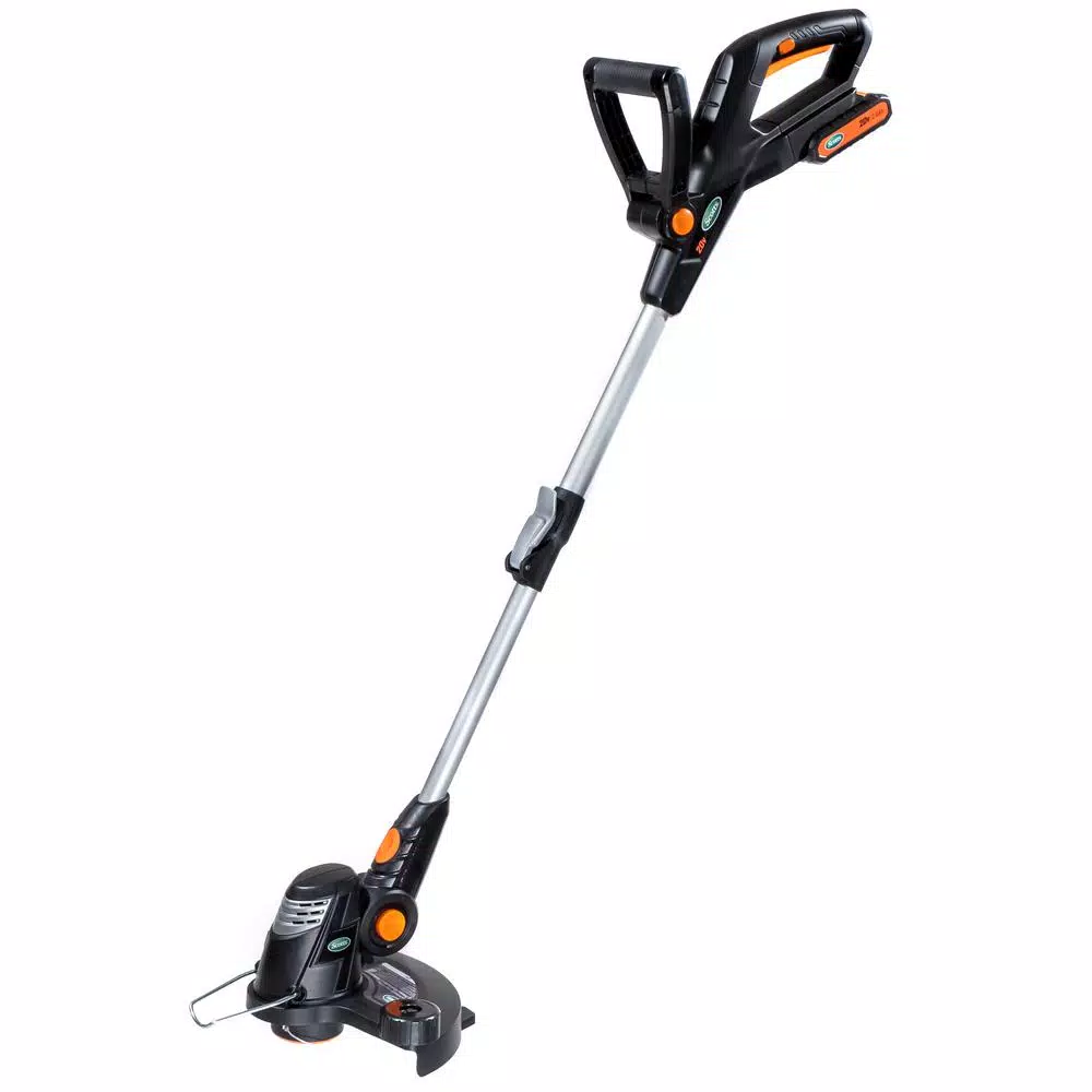 Scotts 20V Cordless String Trimmer with 2.0 Ah Lithium-Ion Battery and Charger, 12 in. Cutting Width