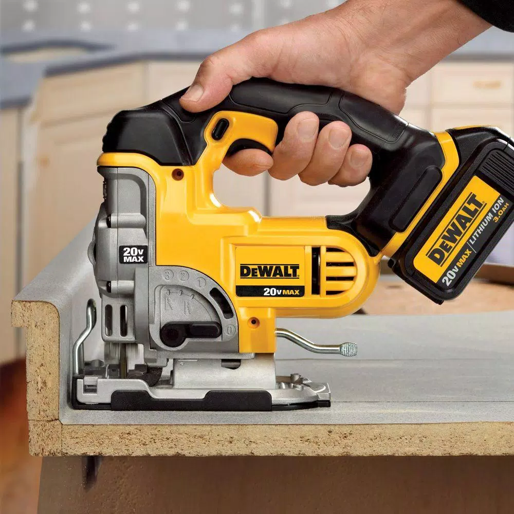 DEWALT 20V MAX Cordless Jig Saw Kit with 3.0 Ah Lithium-Ion Battery