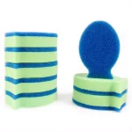 DishFish Dual Scrubber Sponge, Non-Scratch, Ergonomic Fish Shape, 8-Pack thumbnail 2