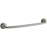 KOHLER Forte 18 in. Sculpted Single Towel Bar, Vibrant Brushed Nickel thumbnail 1