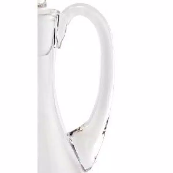 Badash Crystal European Mouth Blown Lead Free Crystal Optic Pitcher, 54 oz.
