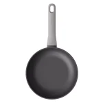 BergHOFF Leo 3-Piece Aluminum Nonstick Frying Pan Set, Grey thumbnail 4