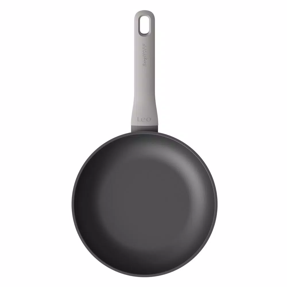BergHOFF Leo 3-Piece Aluminum Nonstick Frying Pan Set, Grey