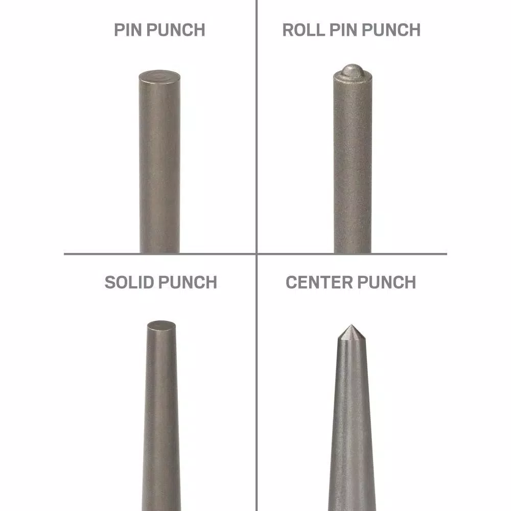 TEKTON 18-Piece Gunsmith Punch Set with Walnut Bench Block