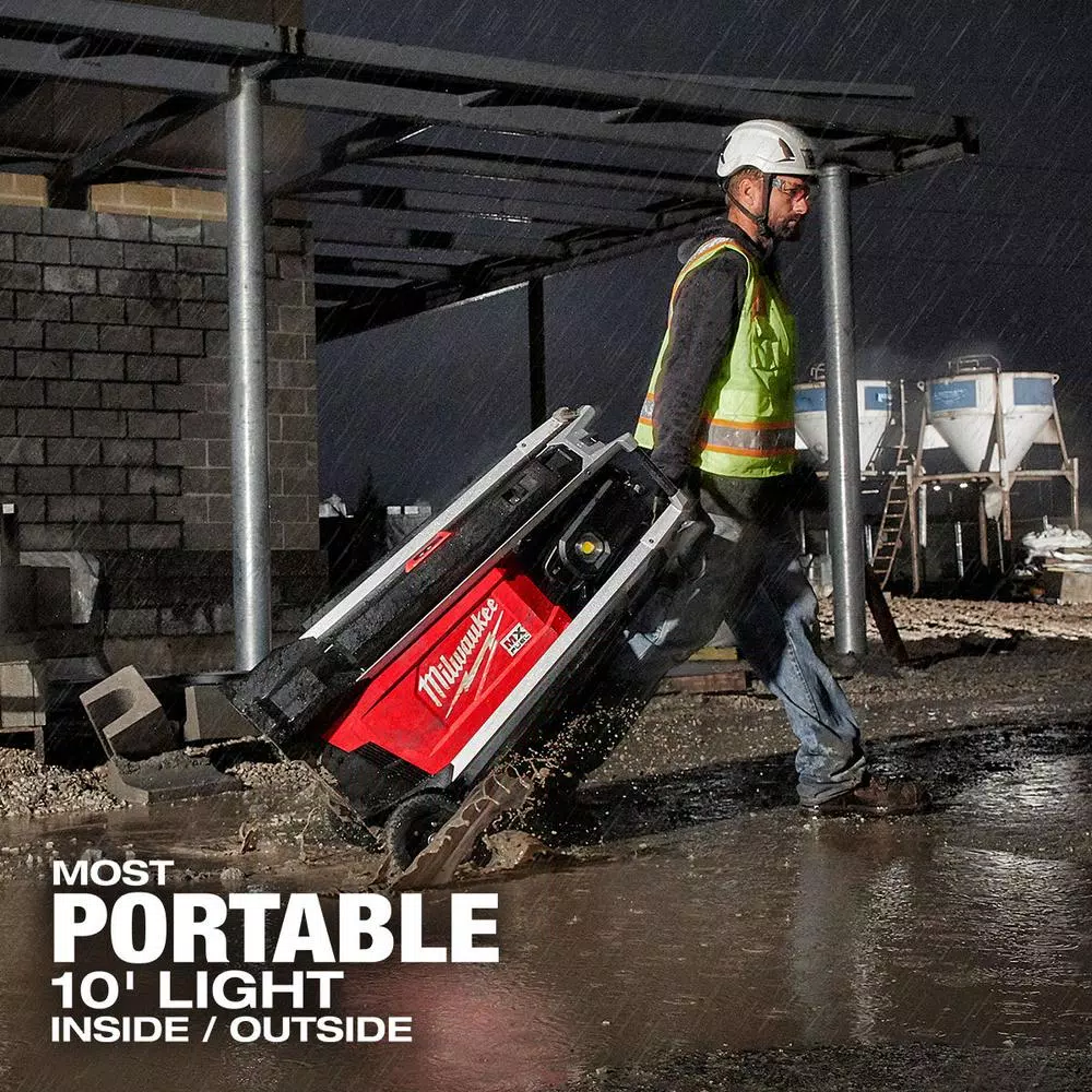 Milwaukee MX FUEL Lithium-Ion Cordless Rocket Tower Light with Integrated Charger