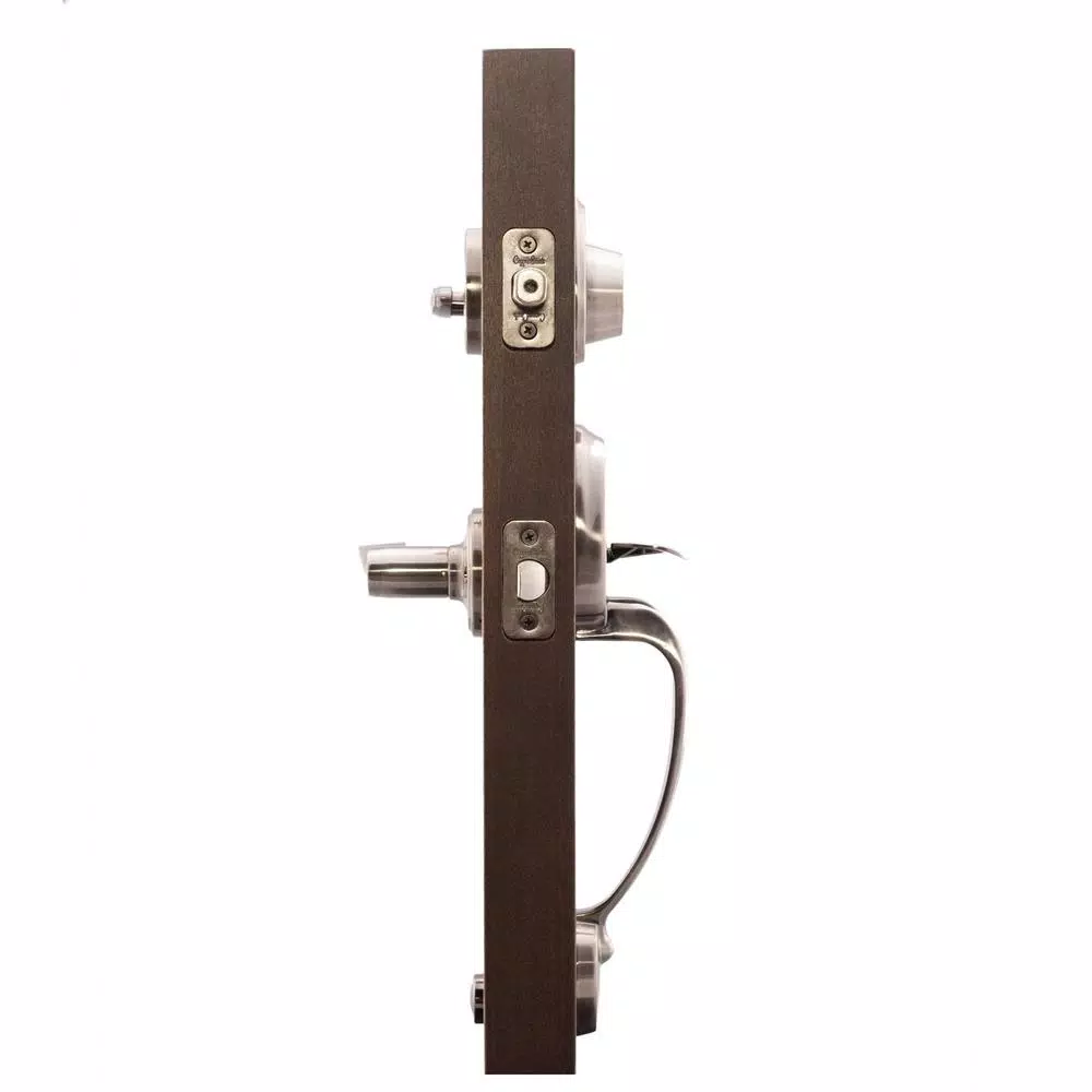 Copper Creek Colonial Handleset with Waverlie Lever Trim, Antique Nickel