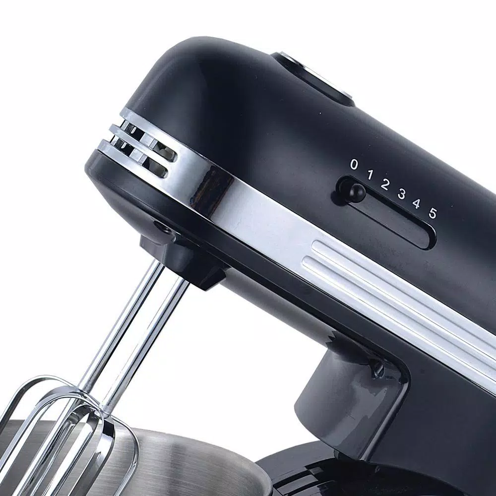 Brentwood Appliances Brentwood 5-Speed Stand Mixer with 3-Qt Stainless Steel Mixing Bowl, Black