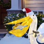 Home Accents Holiday 32-in. LED Pelican Yard Decoration with 105 Warm White Lights thumbnail 5
