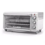 BLACK+DECKER 1500W Extra Wide Crisp 'N Bake Air Fry Toaster Oven, 8-Slice, Stainless Steel thumbnail 2